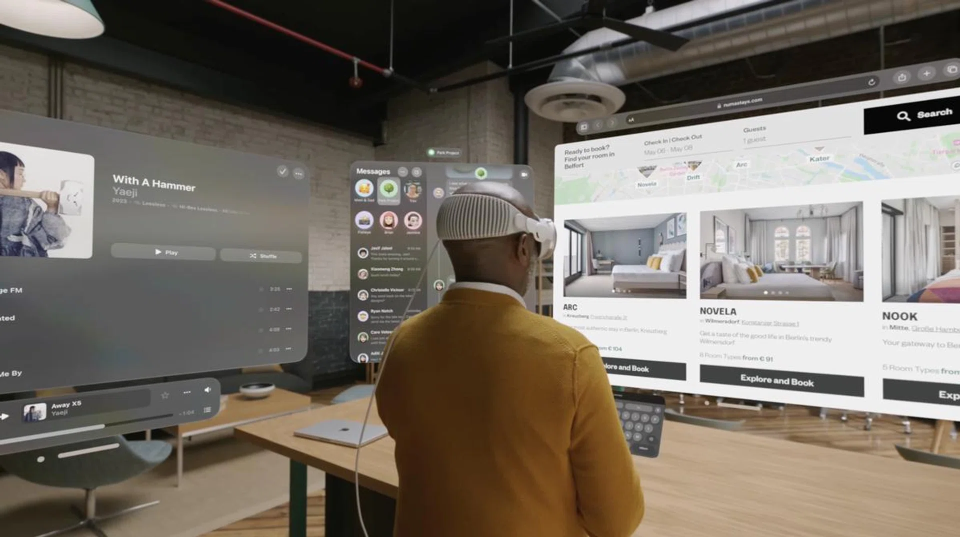 One of the best use cases so far seems to be for productivity. (Image source: Apple)