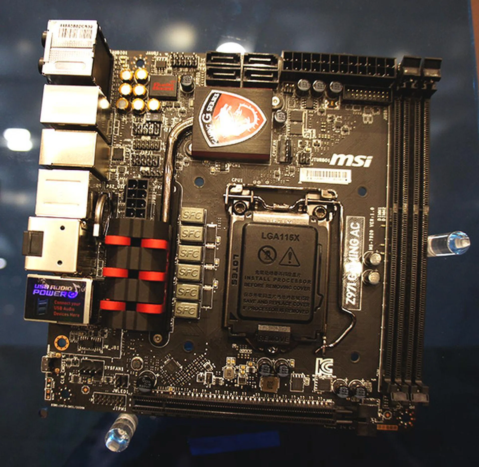 Need something smaller? The Z97I Gaming AC is a Mini-ITX form factor gaming board that also comes with support for the latest Wireless-AC standard.