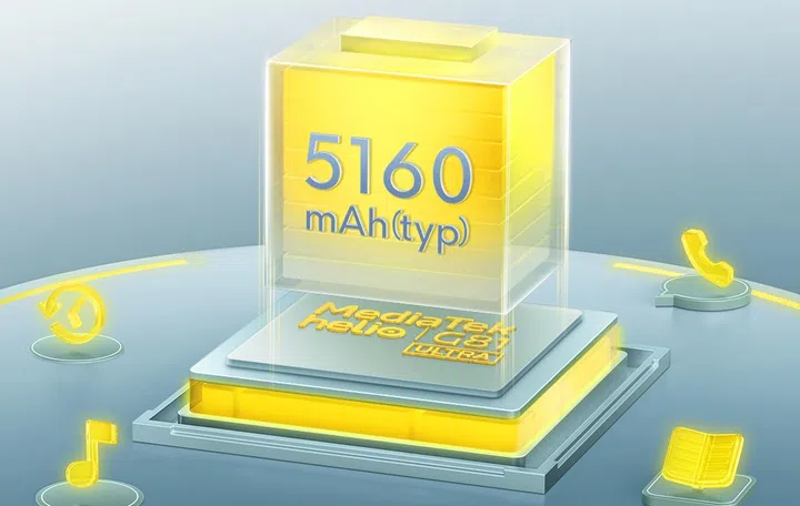 Poco C75's battery capacity and processor choice. Image: Poco.