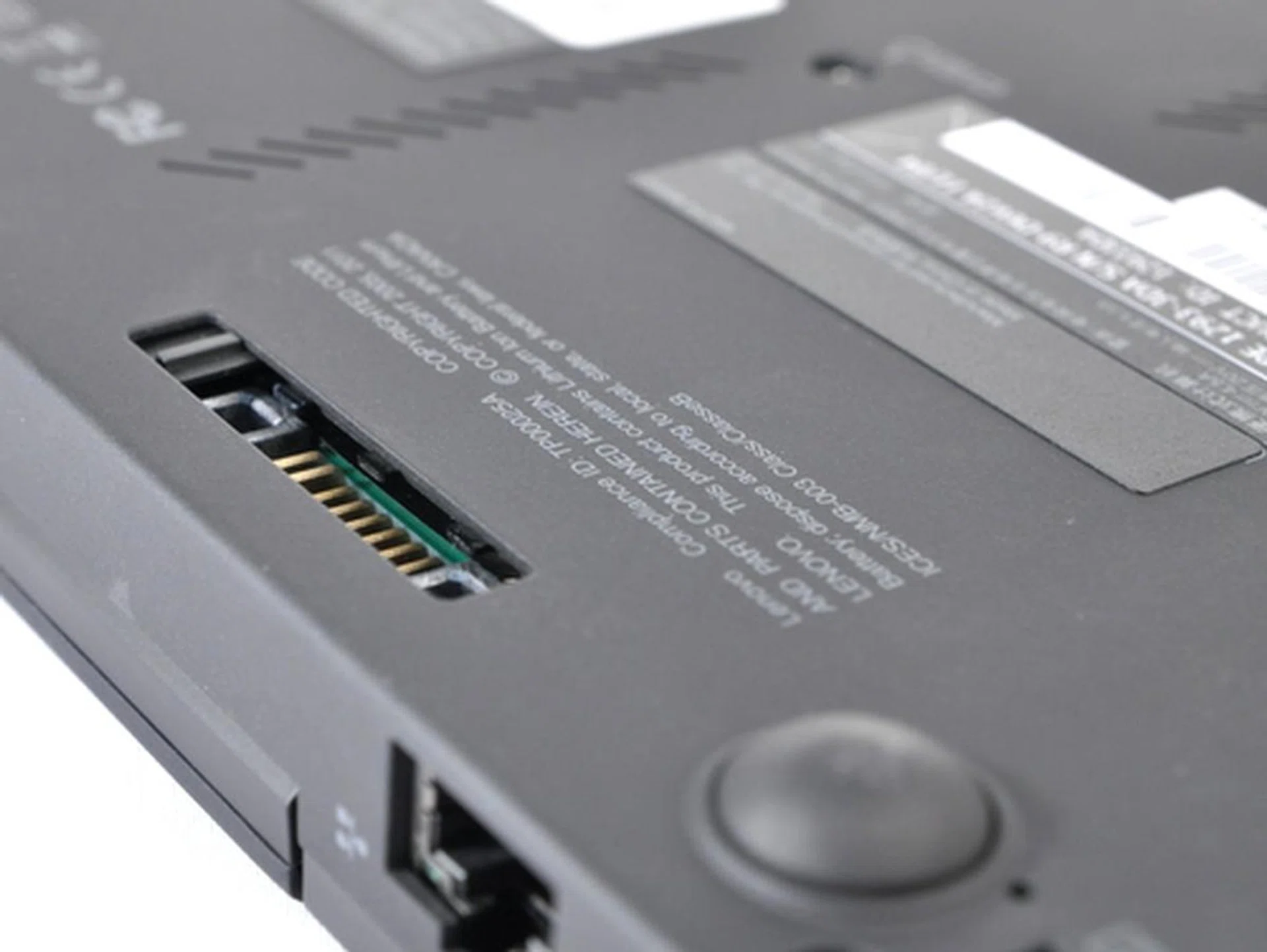 It's strange to see open ports on a notebook that needs to travel to extreme locations, even if it's for the slice battery.