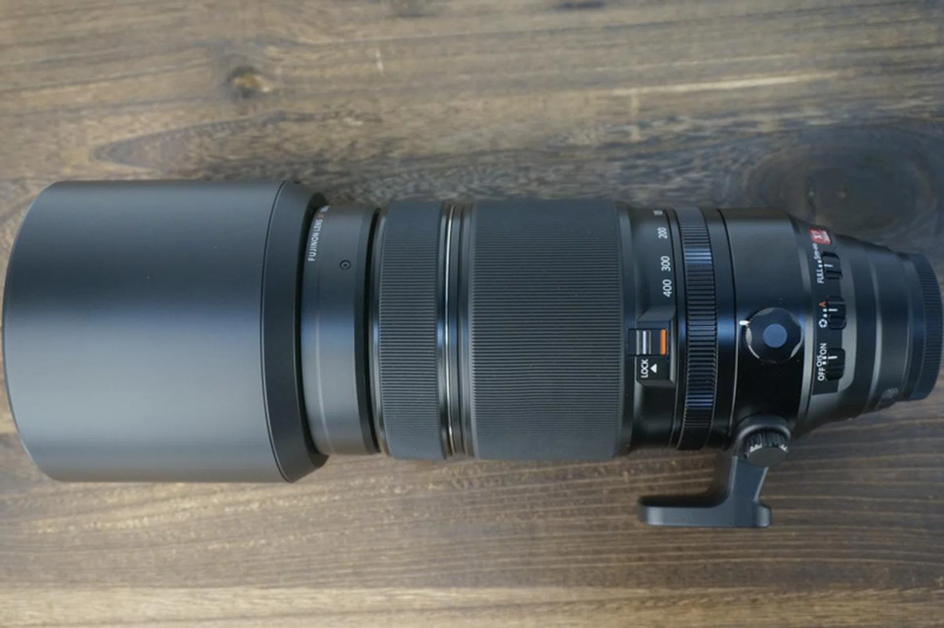 Fujifilm's new XF100-400mmF4.5-5.6 R LM OIS WR is extremely light weight for a lens of this class.