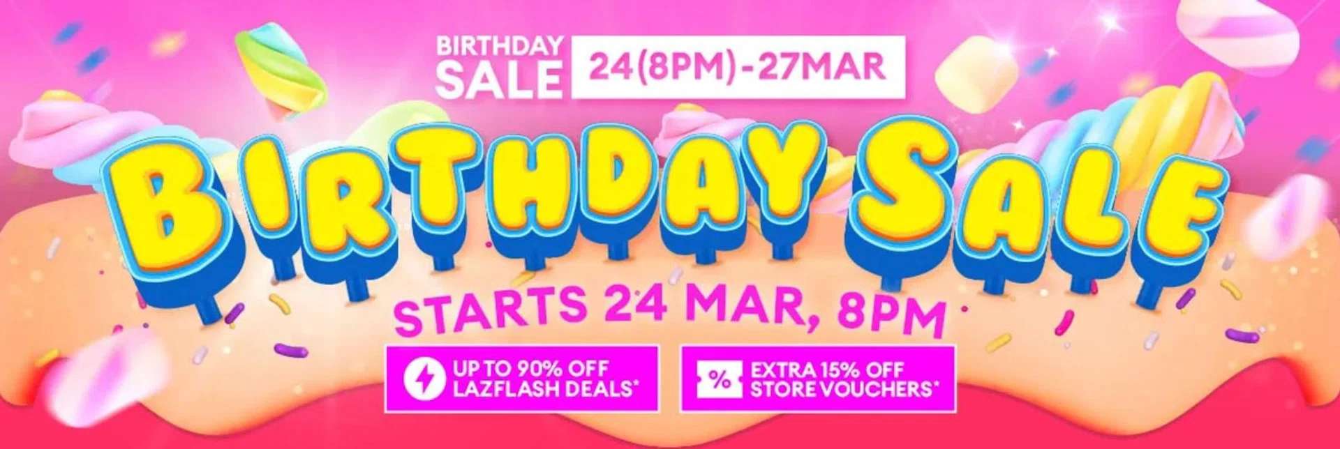 Lazada Birthday Sale