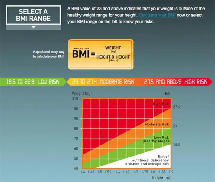 The Singapore Health Promotion Board has several easy-to-digest articles on weight management, among other health topics. (Image source: HPB.)