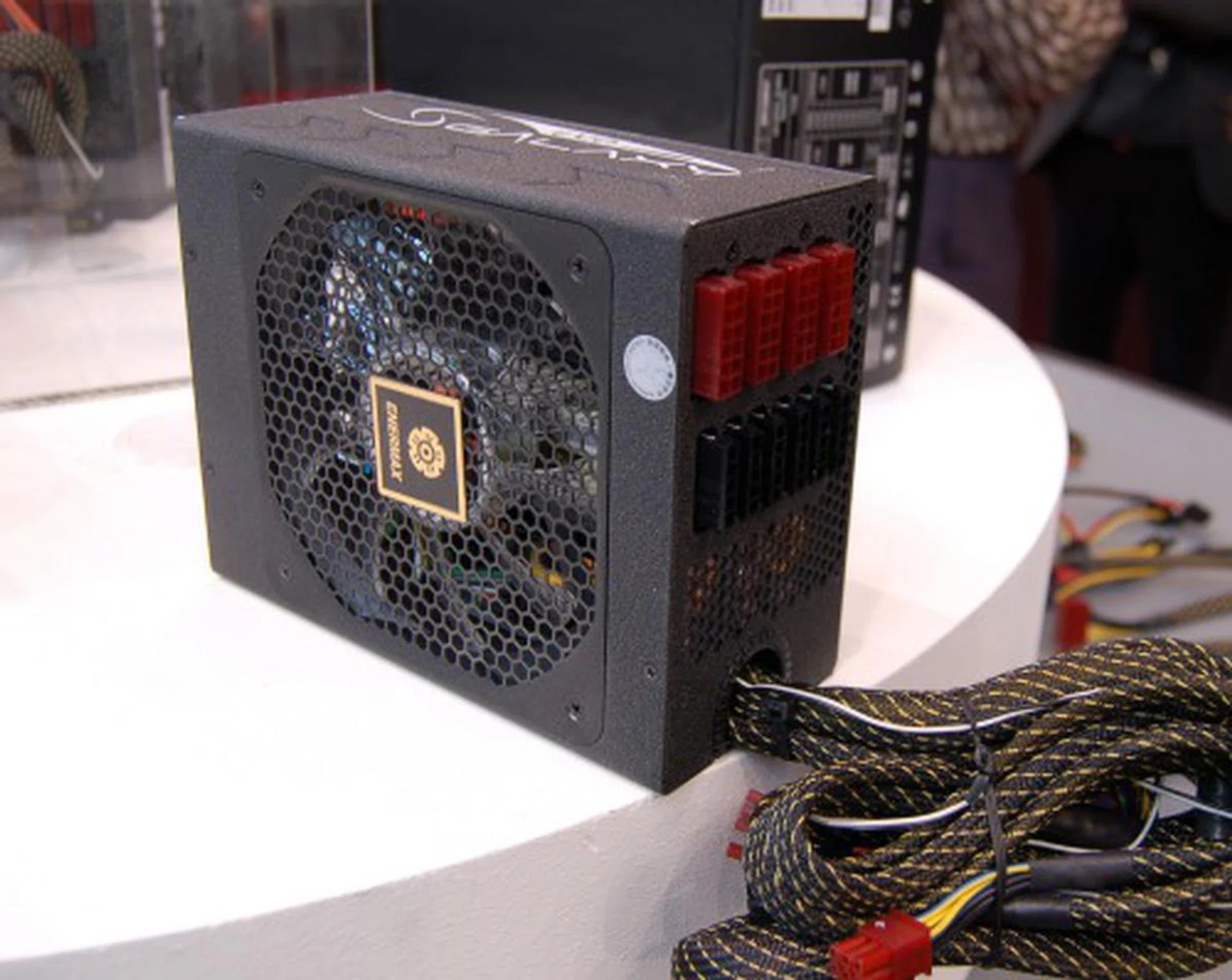  Over on the PSU side of things, the EVO Galaxy series of power supplies (as shown here), is their most powerful offering with ratings up to 1250 watts. It is even 80 Plus Bronze certified.  