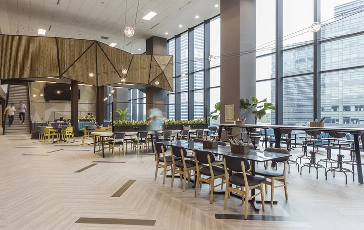 Google Singapore's cafeteria (Shiok Cafe) apparently has in-house local delights, like chicken rice. Credit: Google.