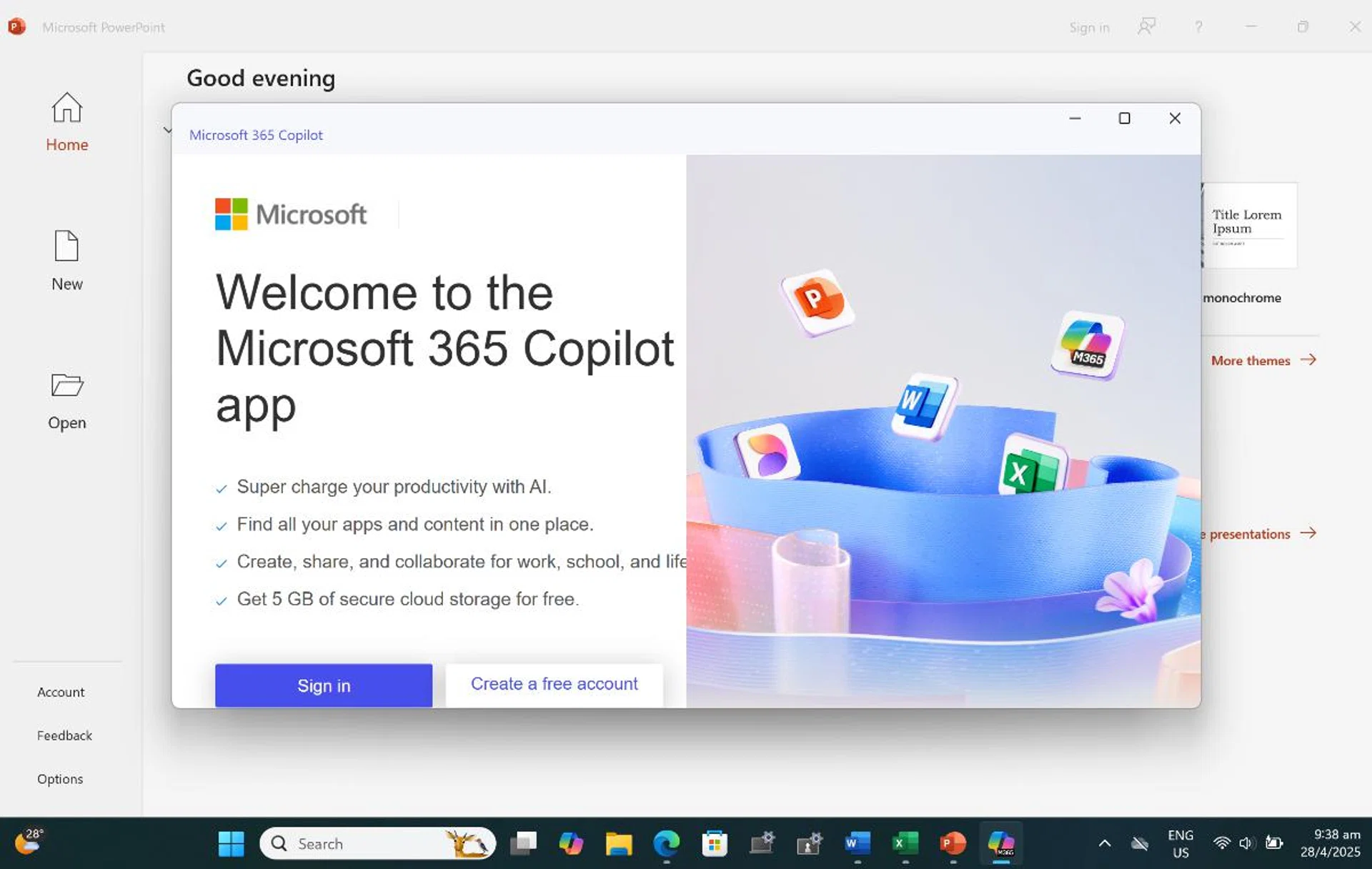Note that there isn't Copilot+ on this device. Photo: HWZ. 