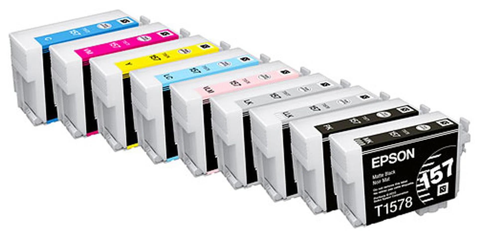 Epson UltraChrome K3 with Vivid Magenta ink set.