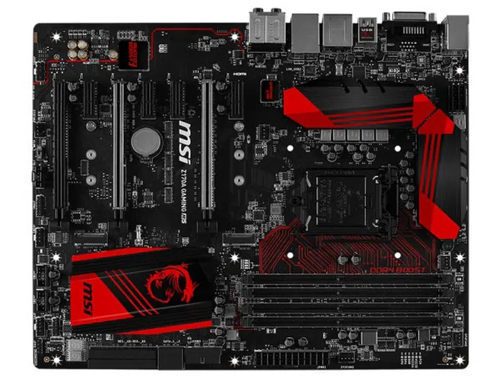 MSI Z170A Gaming M5. (Image Source: MSI)