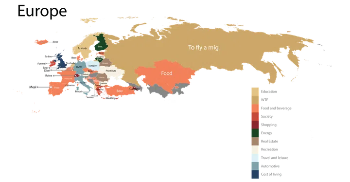 Food, beer, and studying - it doesn't seem off for people to be interested in cost of living.