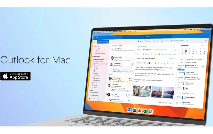 Download Outlook for Mac now. Image source: Microsoft. 