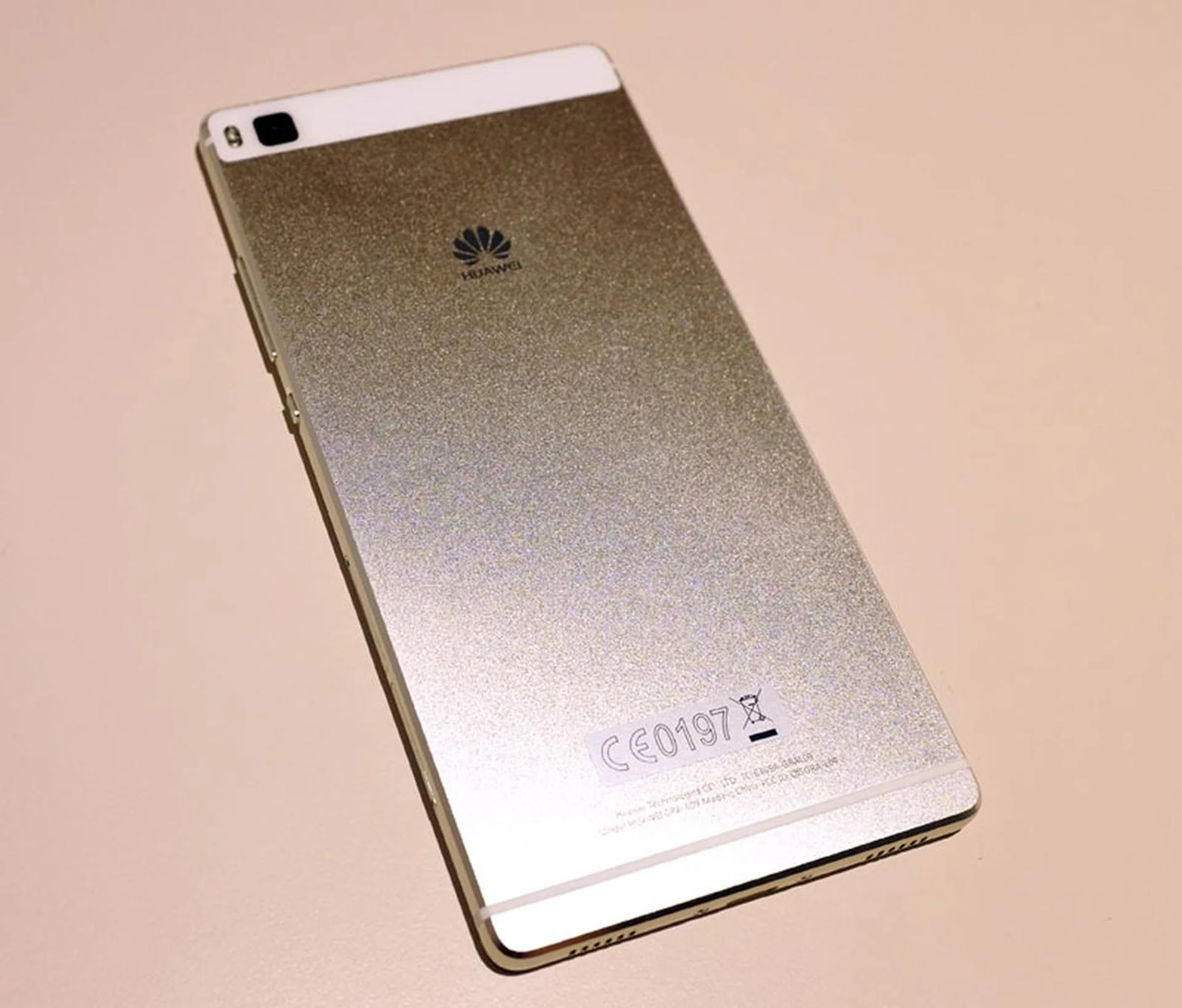 Here's what the mystic champagne looks like. It's more of a coppery gold color.