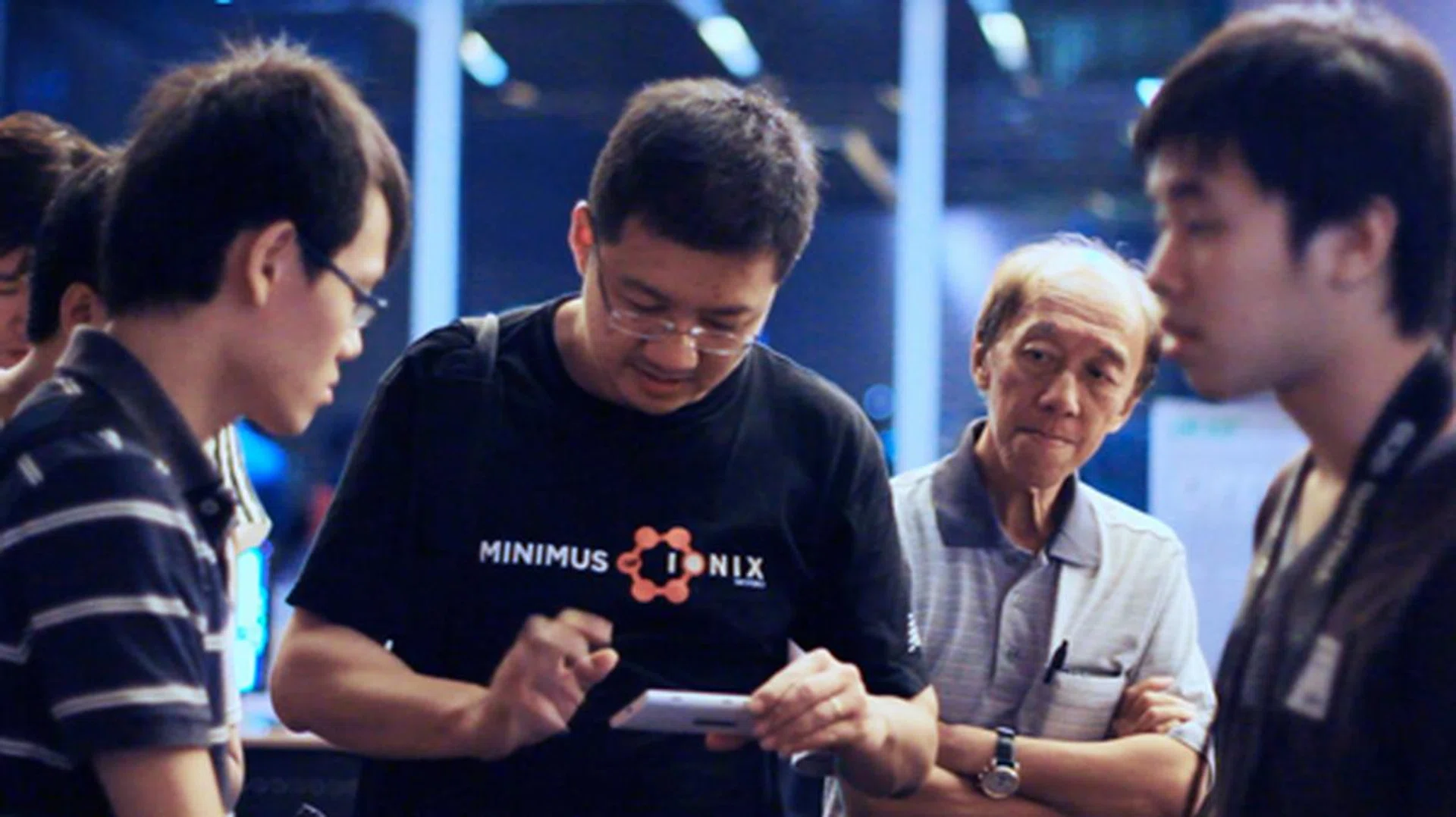 Attendees taking an exclusive first look at the highly anticipated Nokia Lumia 920, which will be running Microsoft's extensively overhauled Windows Phone 8 platform. 