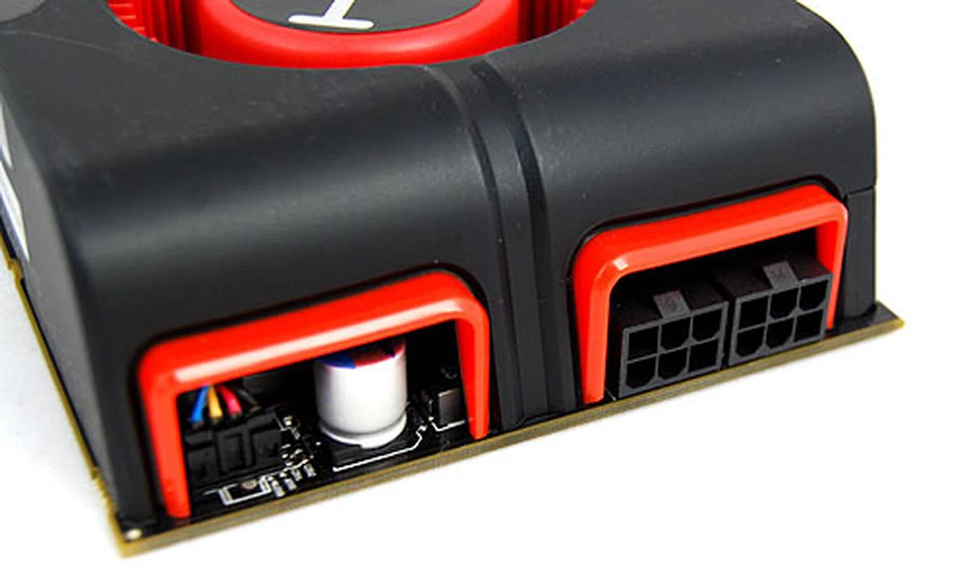 The Radeon HD 5850 requires two 6-pin PCIe power connectors and a PSU rated for at least 500W.