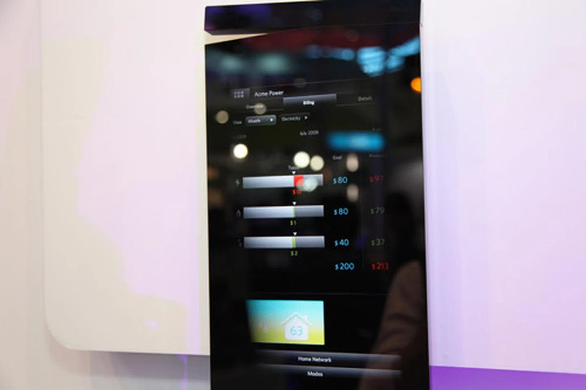 A Home Energy Management System (HEMS) that gives you information about your home energy consumption and various other essential info about your home. It's a versatile system that allows one to add more applications as they become available. See the video demonstration below.