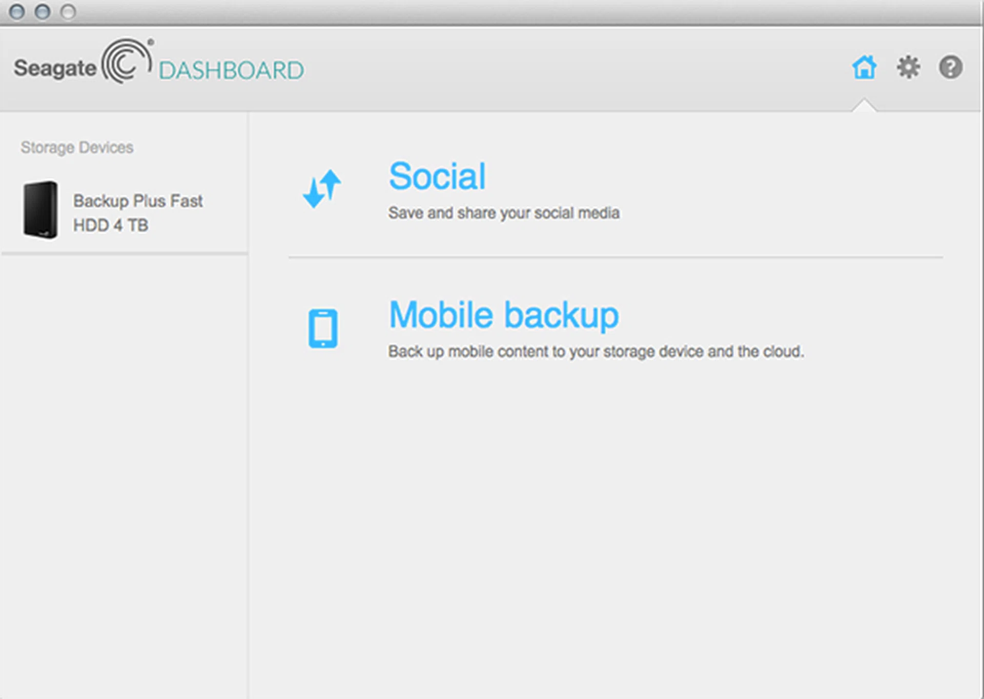 The latest Seagate Dashboard app now lets you backup your iOS or Android mobile device.