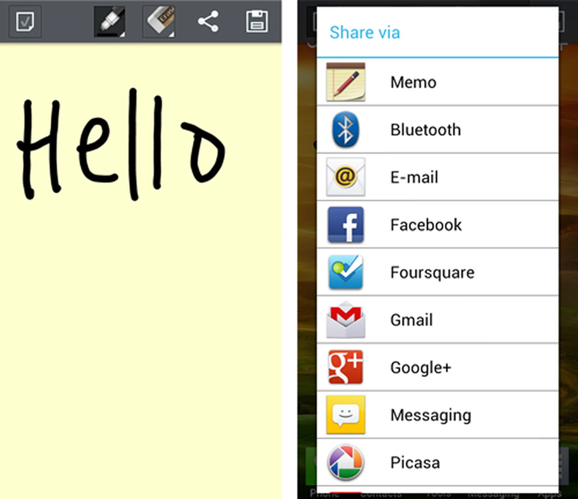 The Quick Memo function is reminiscent of Samsung's S Memo app. To launch it, simply access it via the Quick Settings bar in the Notifications. You can save your progress or share it across various social media platforms and websites.