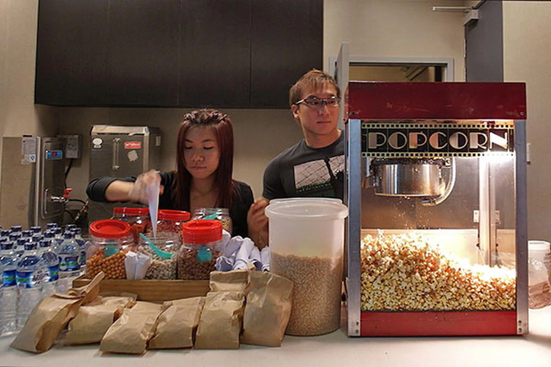 Our guests were treated to a 'movie trilogy' acted by the team behind HWZ and HWM, complete with an almost unlimited supply of snacks, such as popcorn and 'kachiam puteh'. 