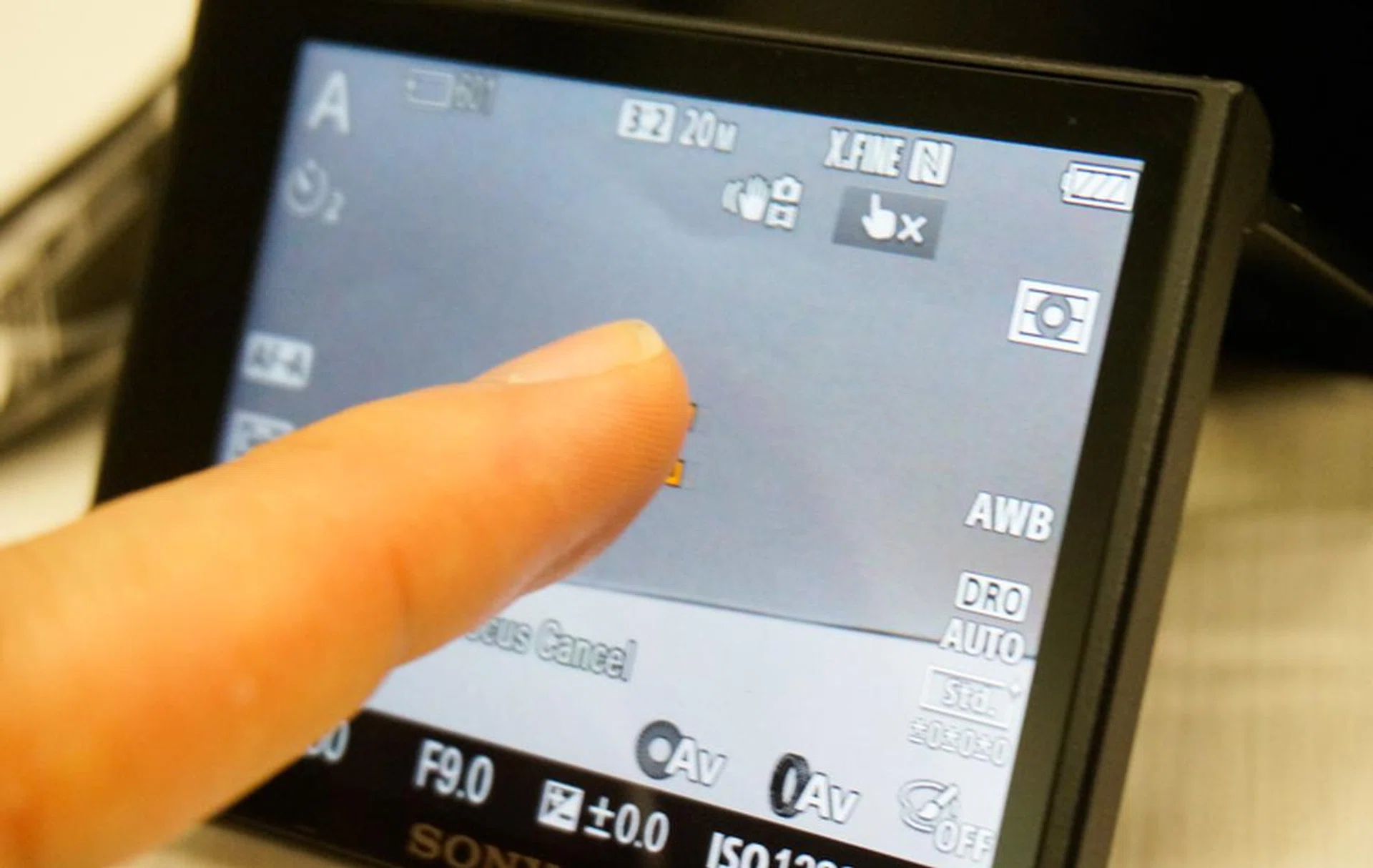 You can use touch to set your AF point, but not for anything else.