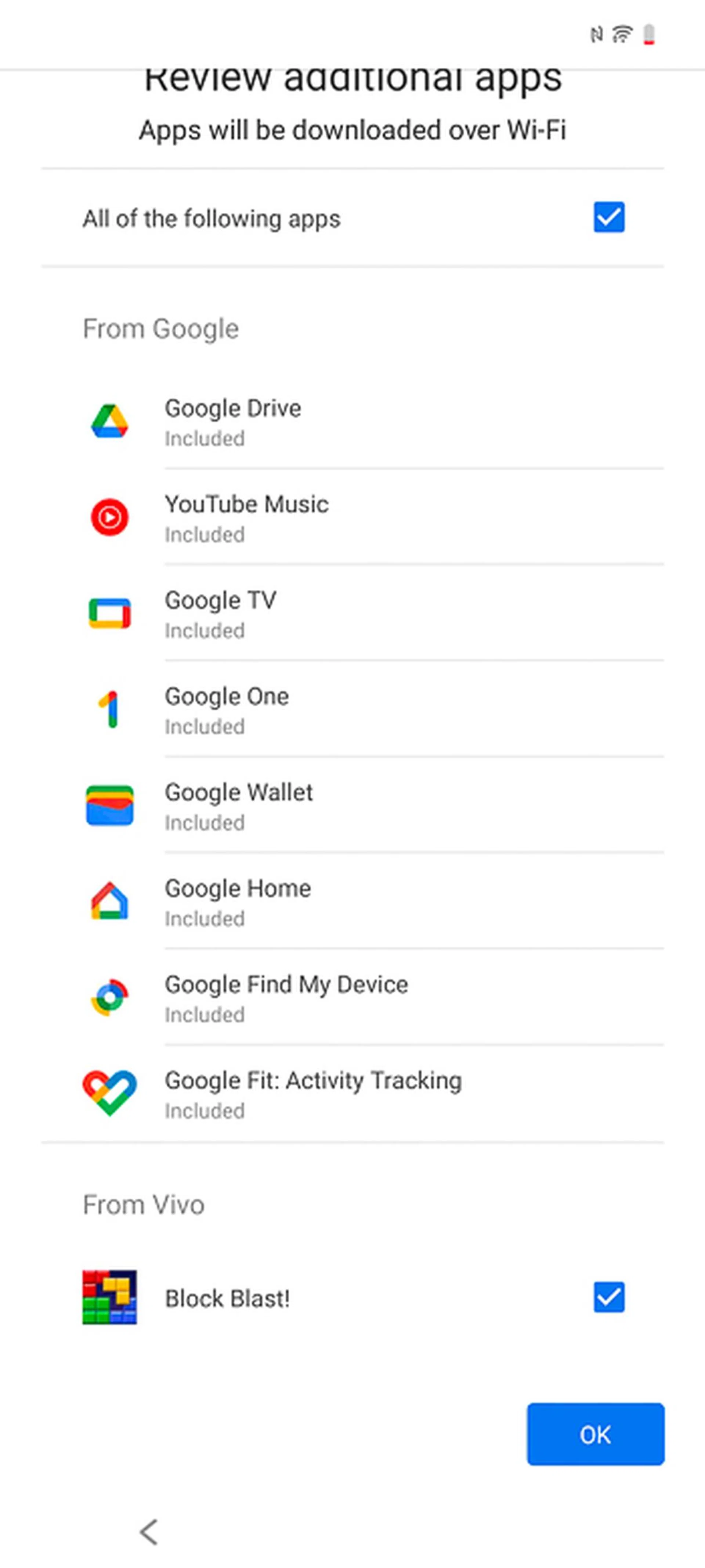 No bloatware aside from this optional game.