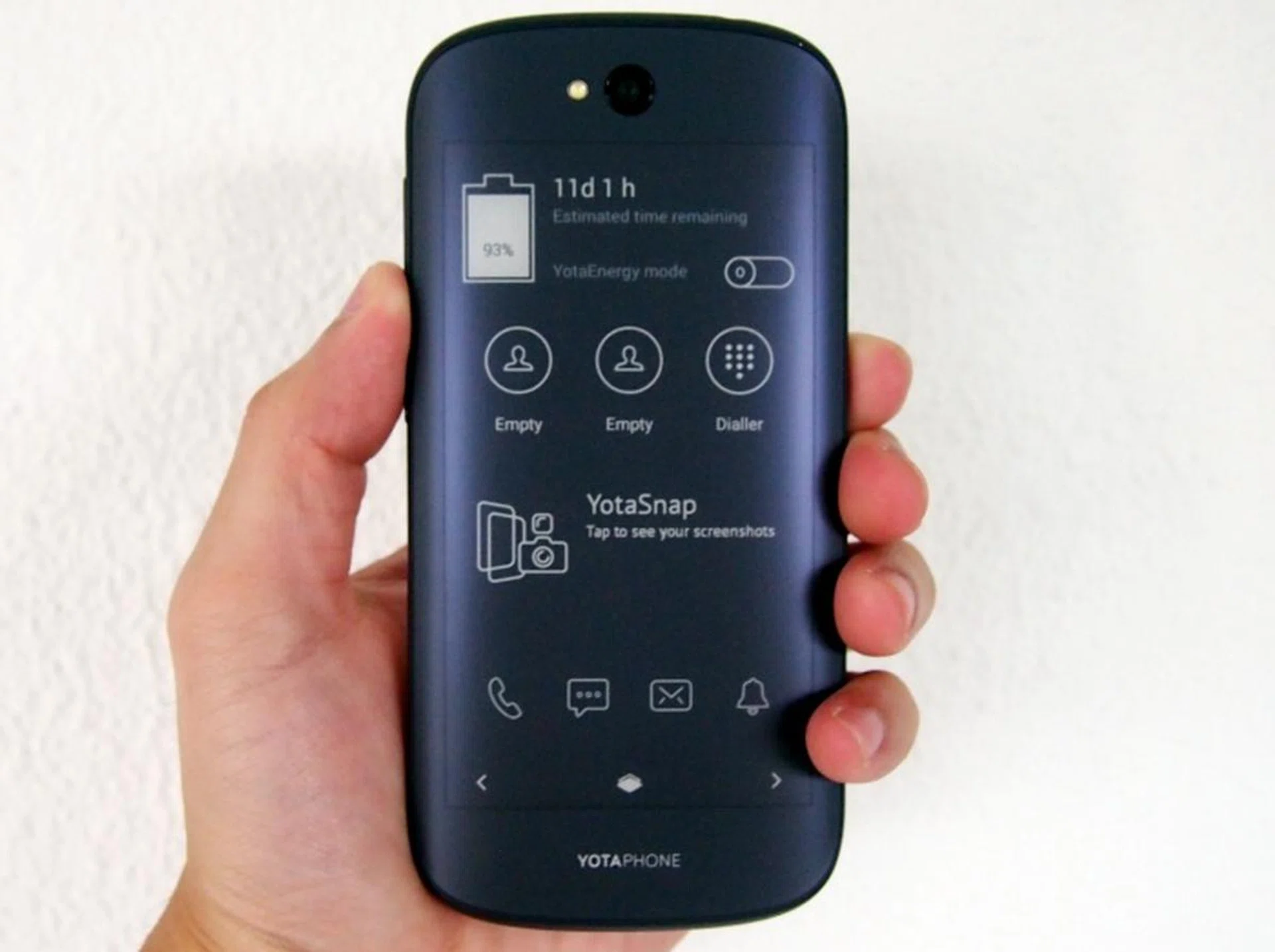 Here's a phone with two screens, the YotaPhone 2! Do we really need more than one screen?