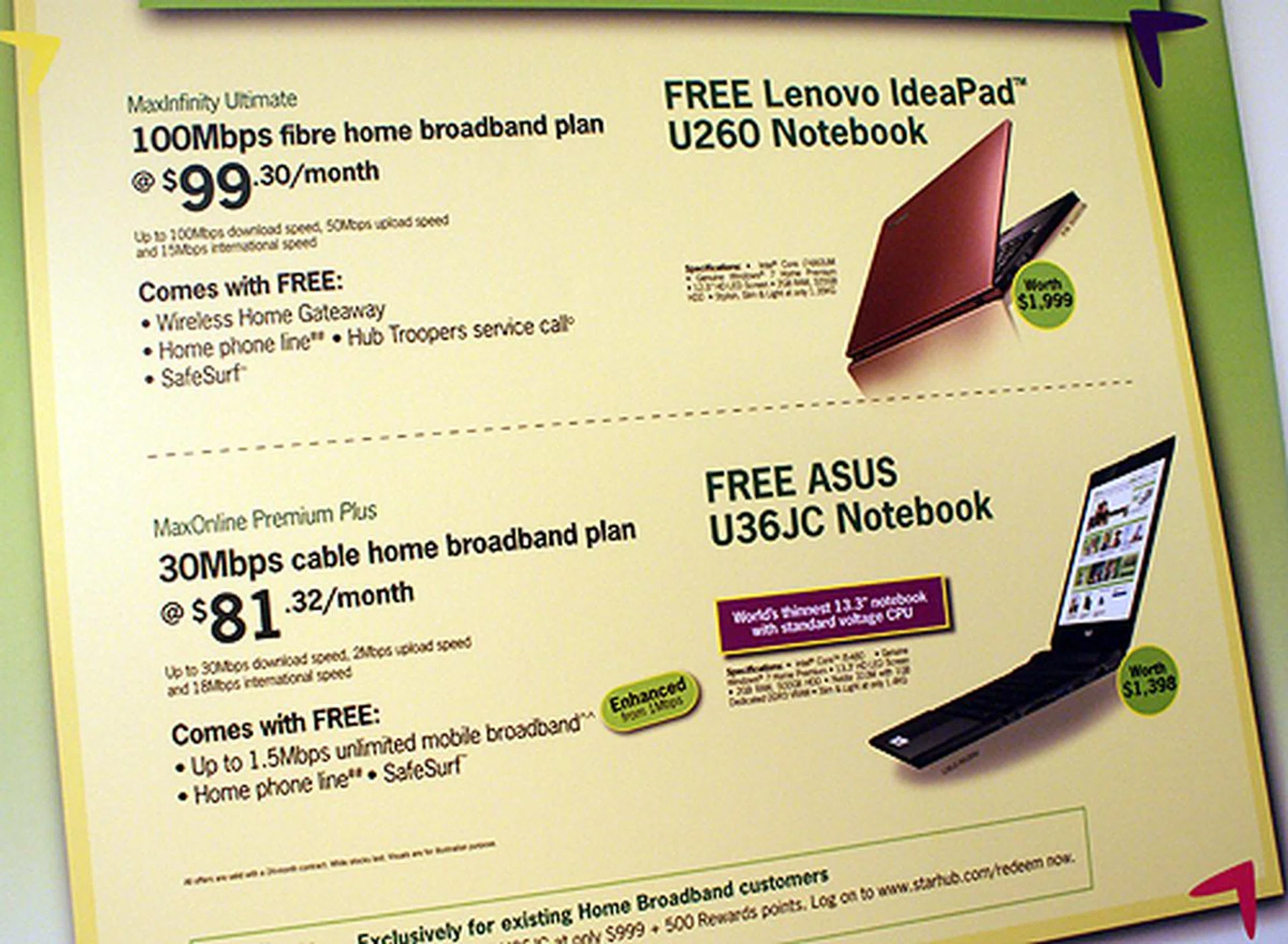 Looking to upgrade your broadband plan? Check these deals out.