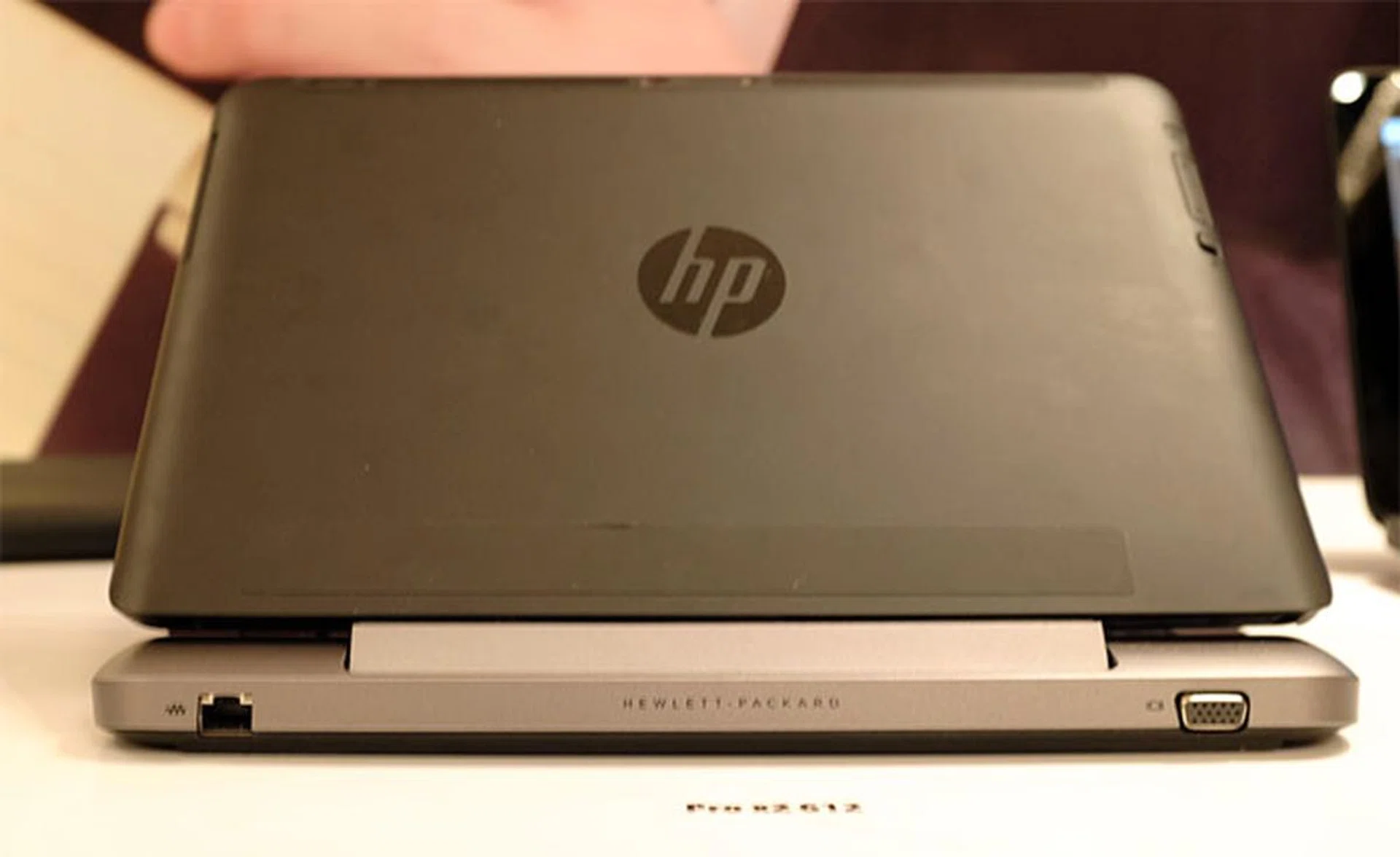 On the rear, you'll find an RJ-45 Ethernet port and a VGA port.