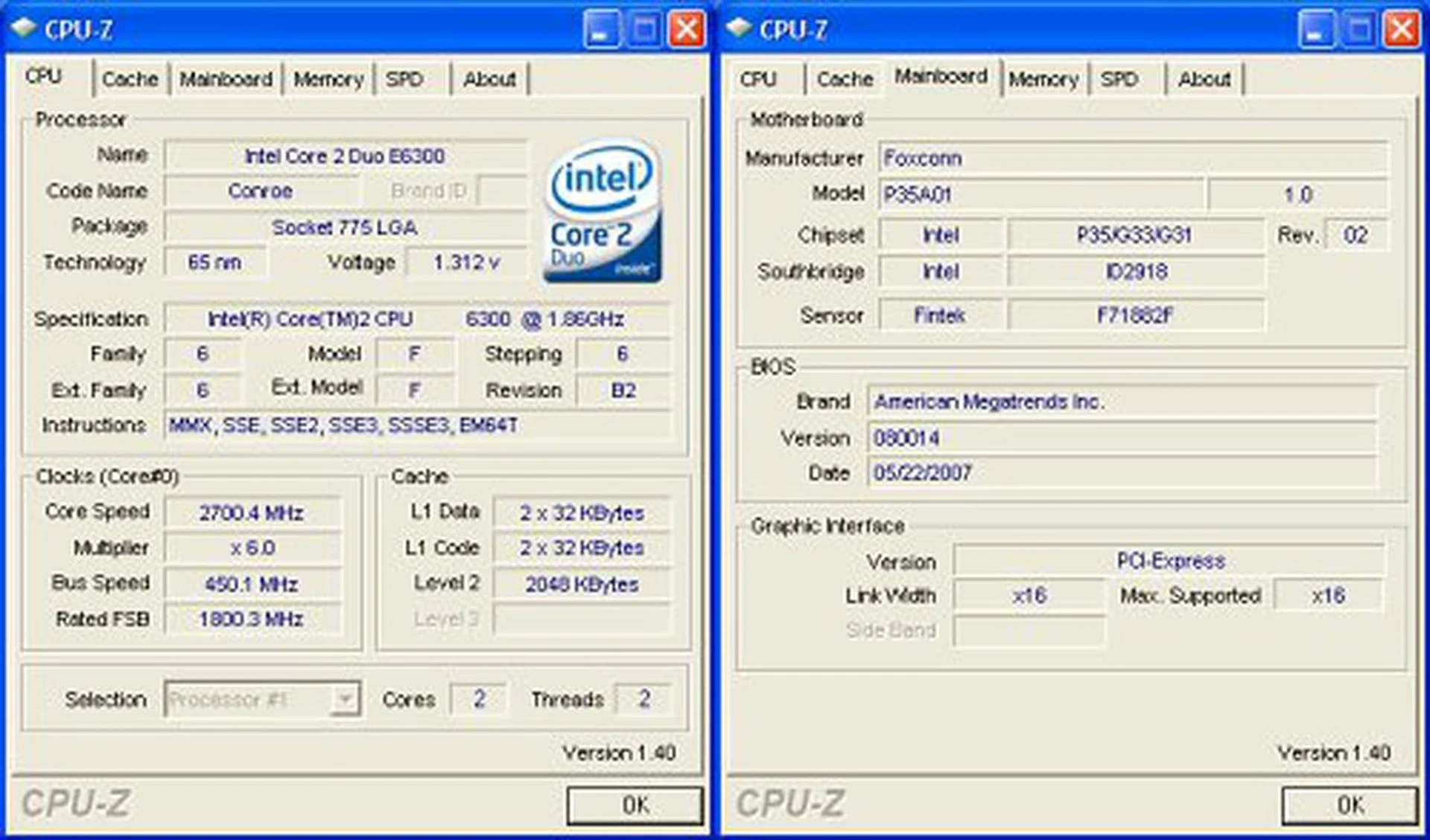 Foxconn P35A (Intel P35 + ICH9) | HardwareZone Singapore