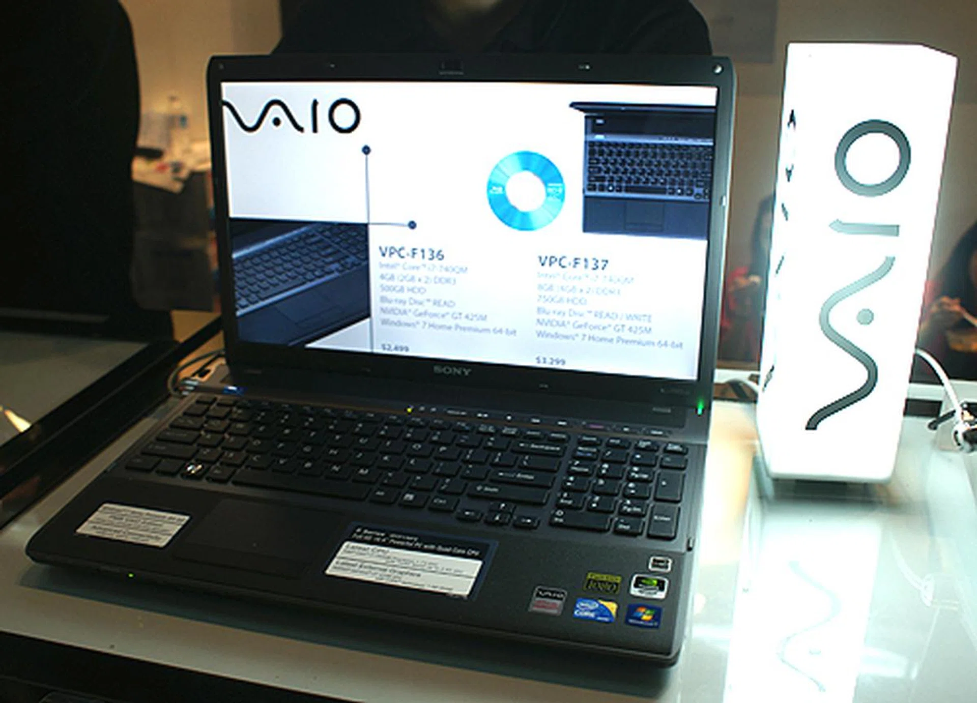 For demanding users, check out the Vaio F series. The more powerful VPCF137HG model has a 16.4-inch 1080p display and is poweredul by a 1.73GHz Intel Core i7-740QM processor with 8GB DDR3 RAM and a 750GB HDD. $3299 (U.P.: $3499) and comes with a free 16GB USB flashdrive, Vaio Bluetooth mouse and carrying bag.