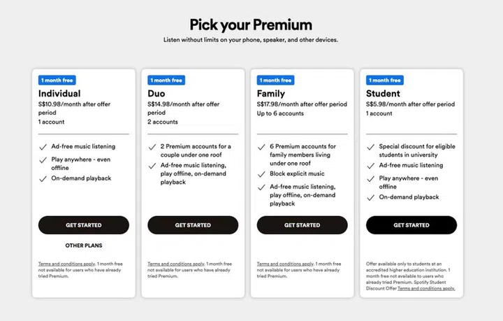 Spotify is increasing the subscription fees across the board.