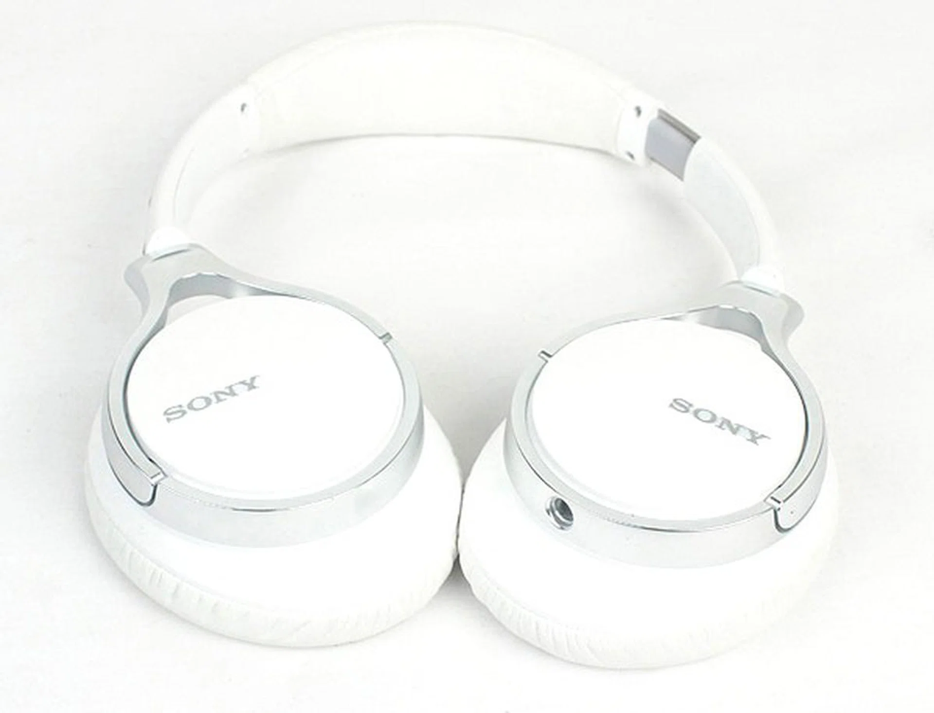 The new Sony MDR-10R is available in black and white (pictured here).