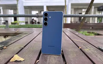 The back of the Samsung Galaxy S25 FE.