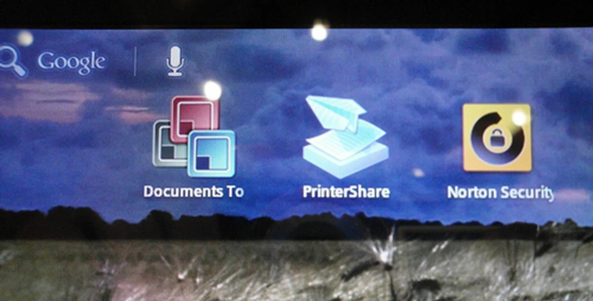 You can view and edit Microsoft Office documents on the go with the preloaded Documents to Go (full version).