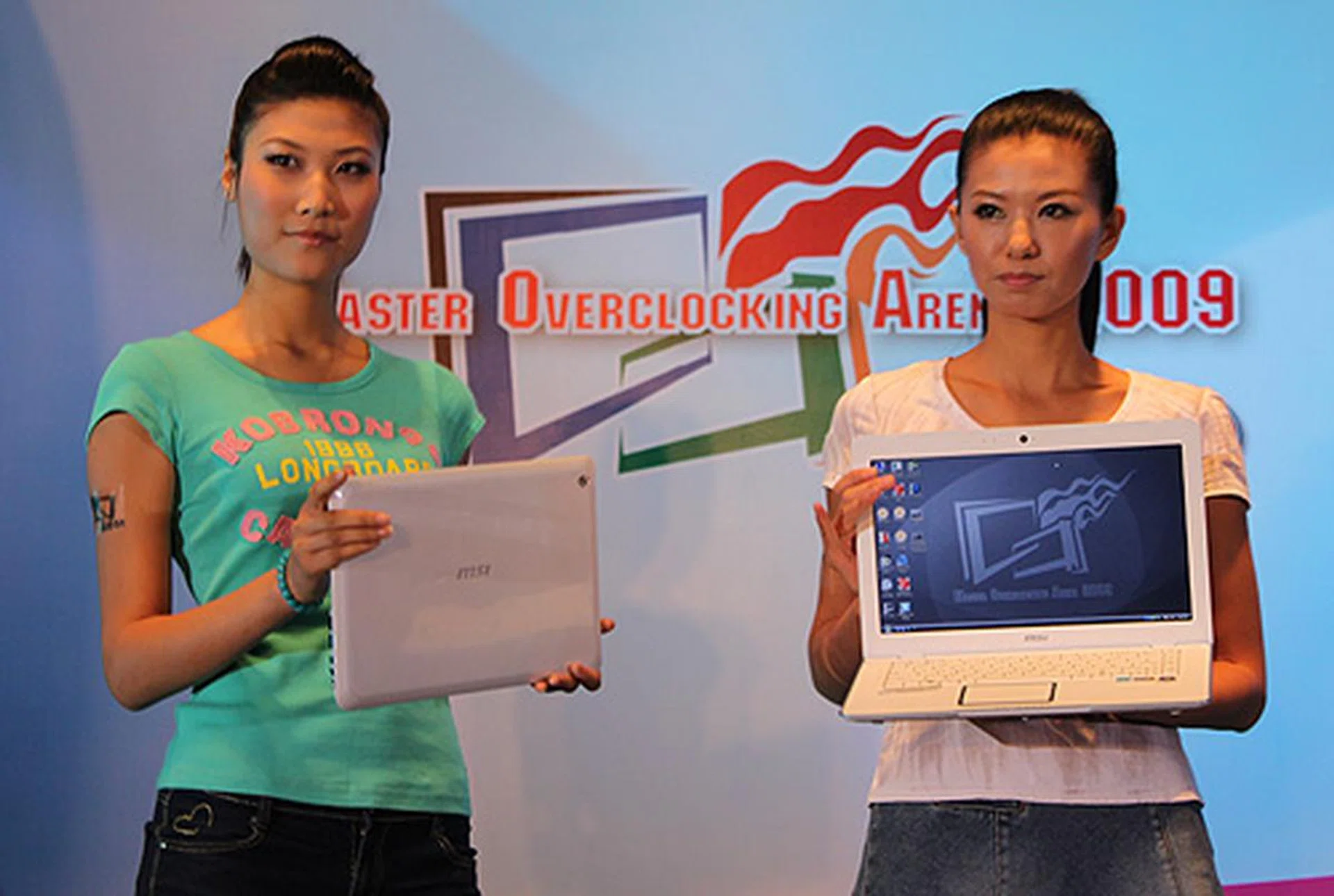 MSI also took the chance to parade some of their latest products.