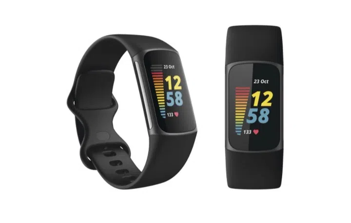 Purported render of the Fitbit Charge 5 fitness tracker. <br>Image source: @evleaks