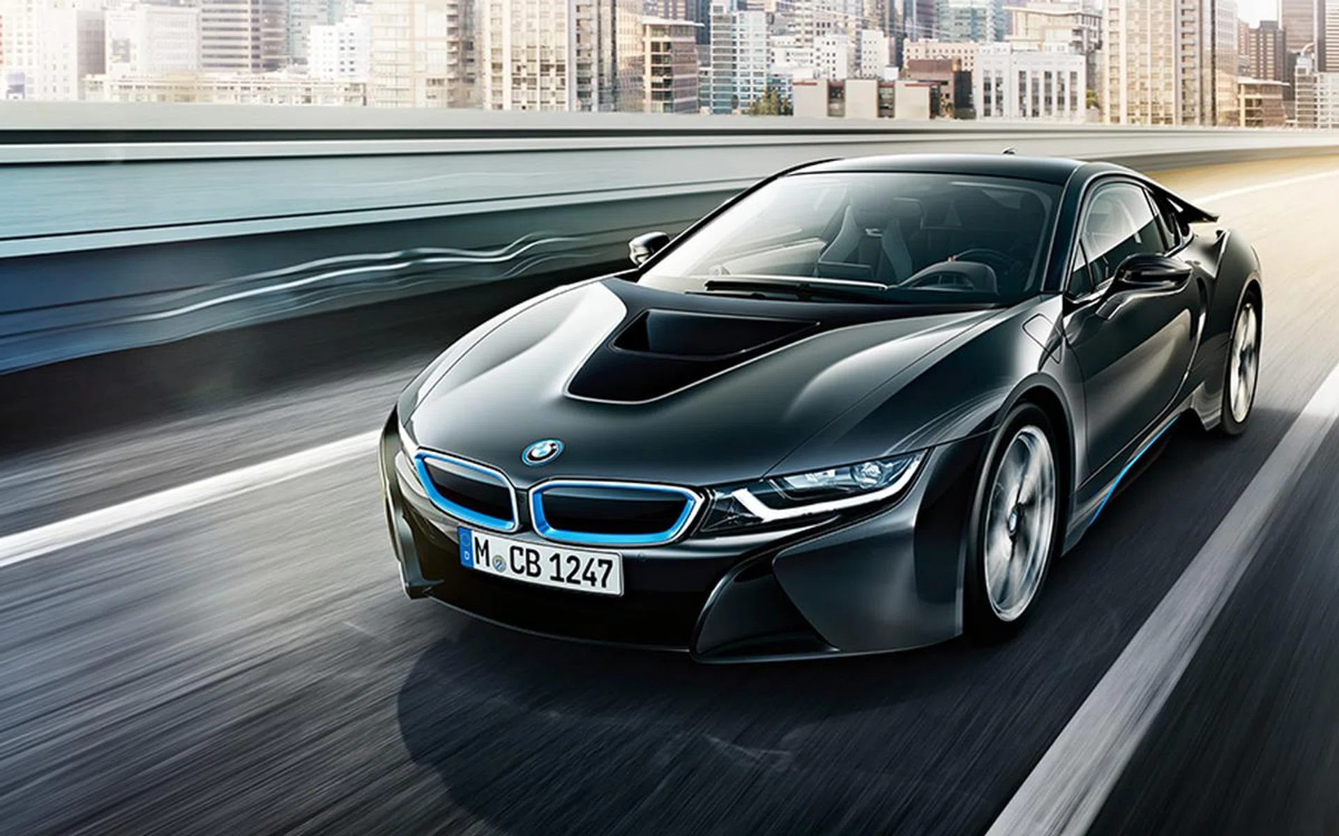 The BMW i8 is a plug-in hybrid, which means it'll have no problem finding fuel in the future. Just remember to bring the charging cable! (Image source: BMW)