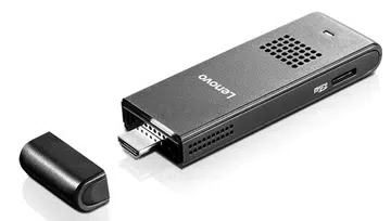 The Lenovo Ideacentre Stick 300 is an obvious challenge to the Intel Compute Stick. (Image Source: Lenovo)