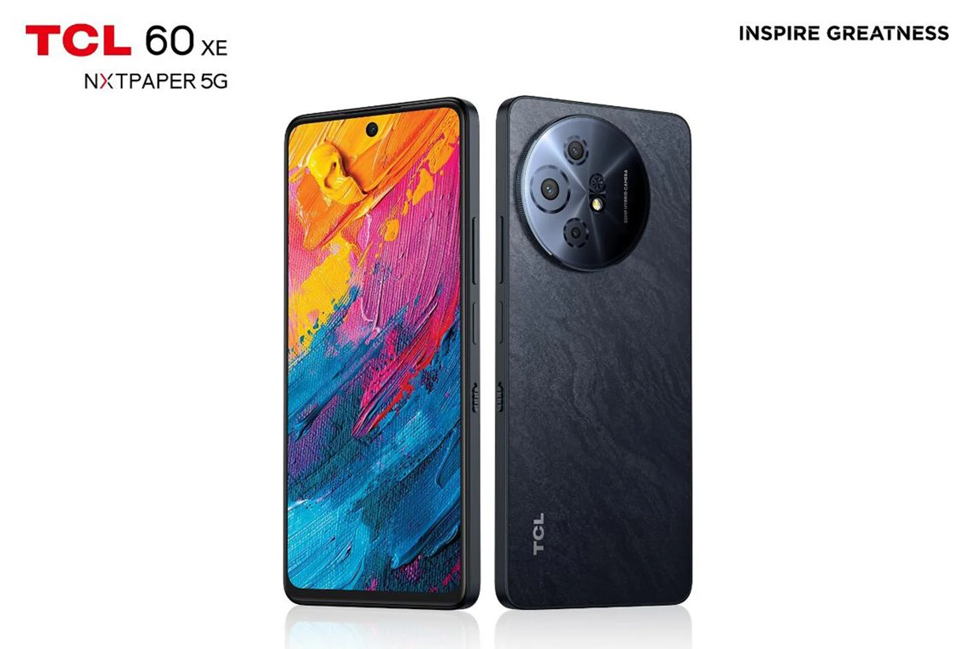 TCL 60 XE NXTPAPER 5G is a hell of a name, but it also has a display unlike others. Image: TCL.