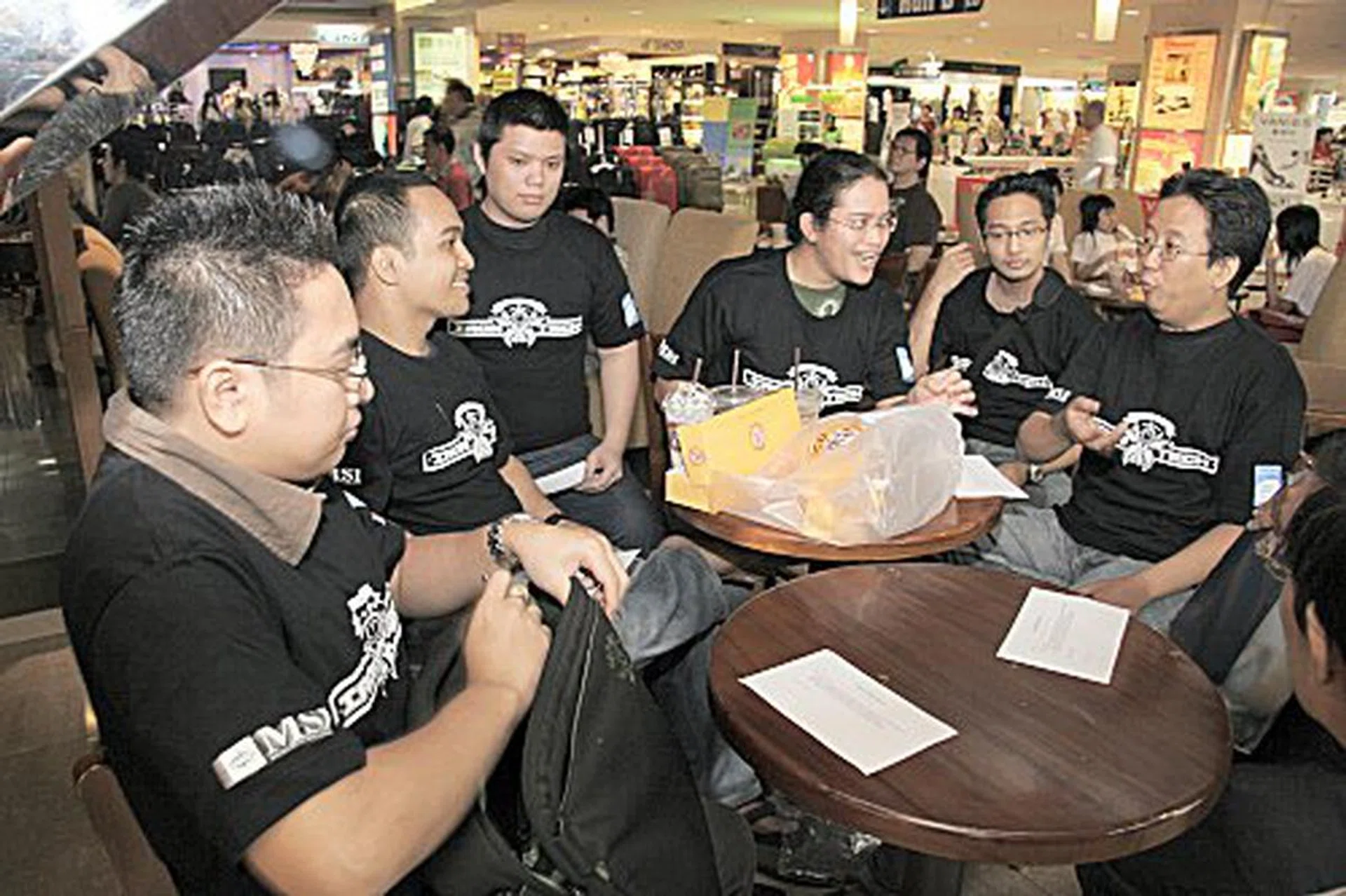  Having changed into their Iron Tech t-shirts, contestants then sat down for a quick briefing for the rules and regulations.  