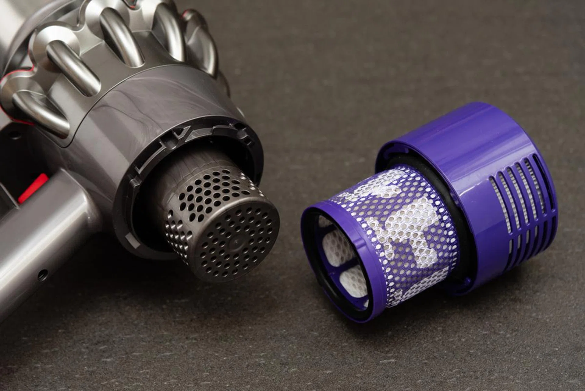 You’ll need to clean the air filter at least once a month. It’s just one this time, the V8 had two filters that needed cleaning.