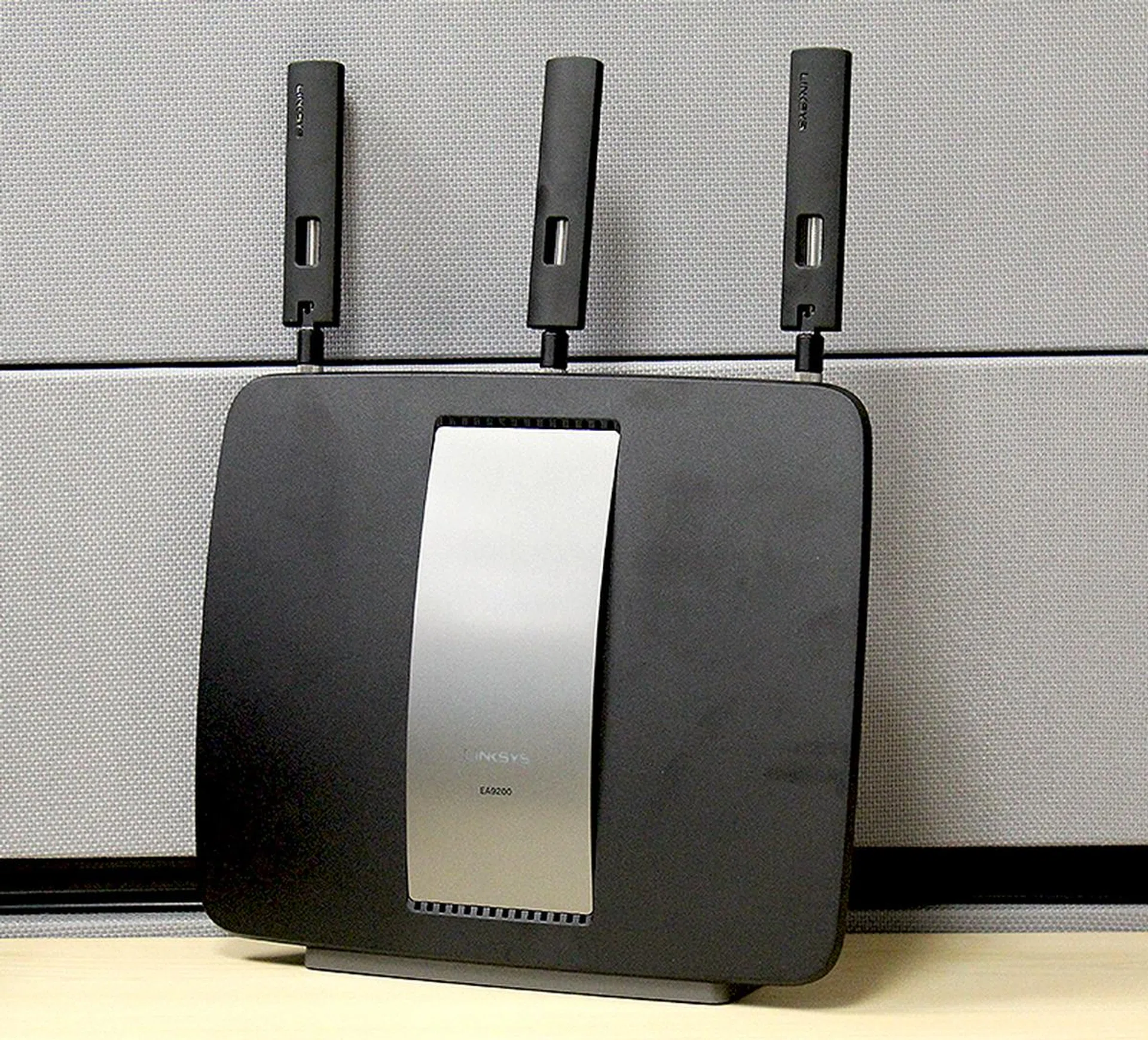 The new Linksys EA9200 router stands tall as one of the brand's latest flagship routers.