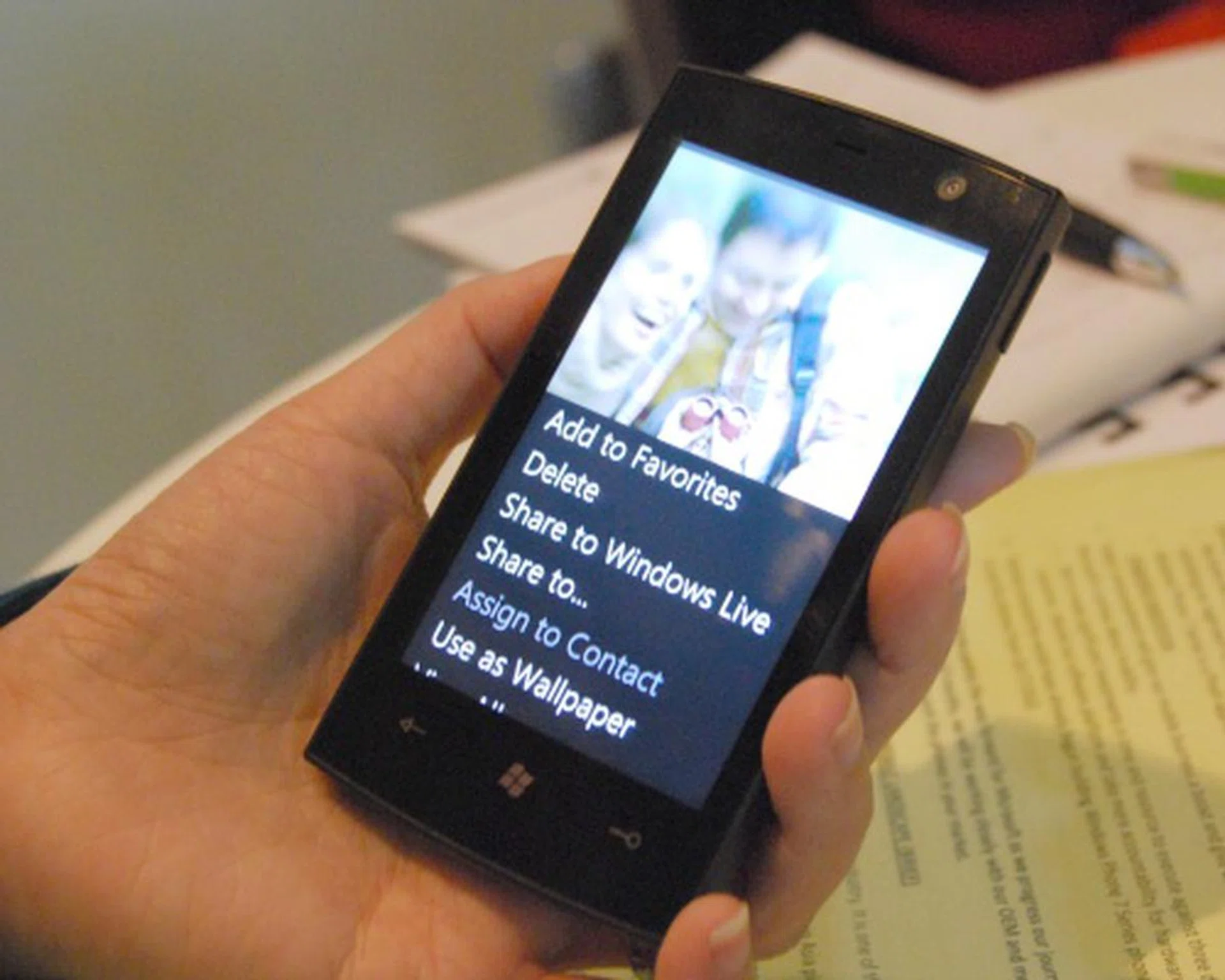 Windows Live will be the key to all your social networking sites, with full integration into the Windows 7 Phone Series.