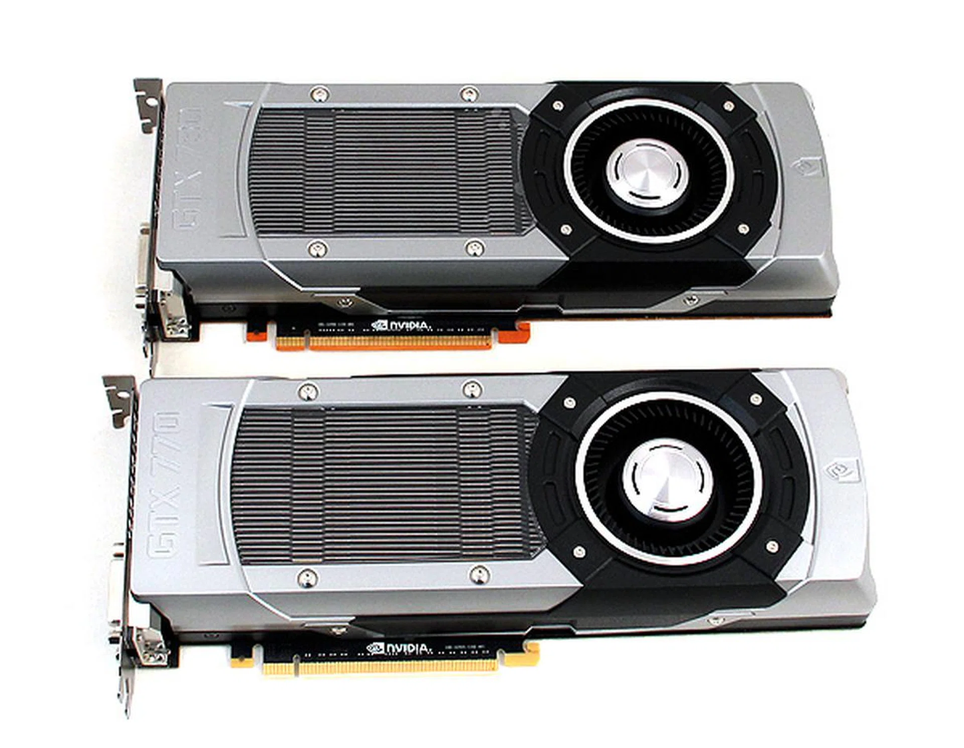 The GeForce GTX 770 and the earlier released GeForce GTX 780 have the same exact dimensions and cooler.