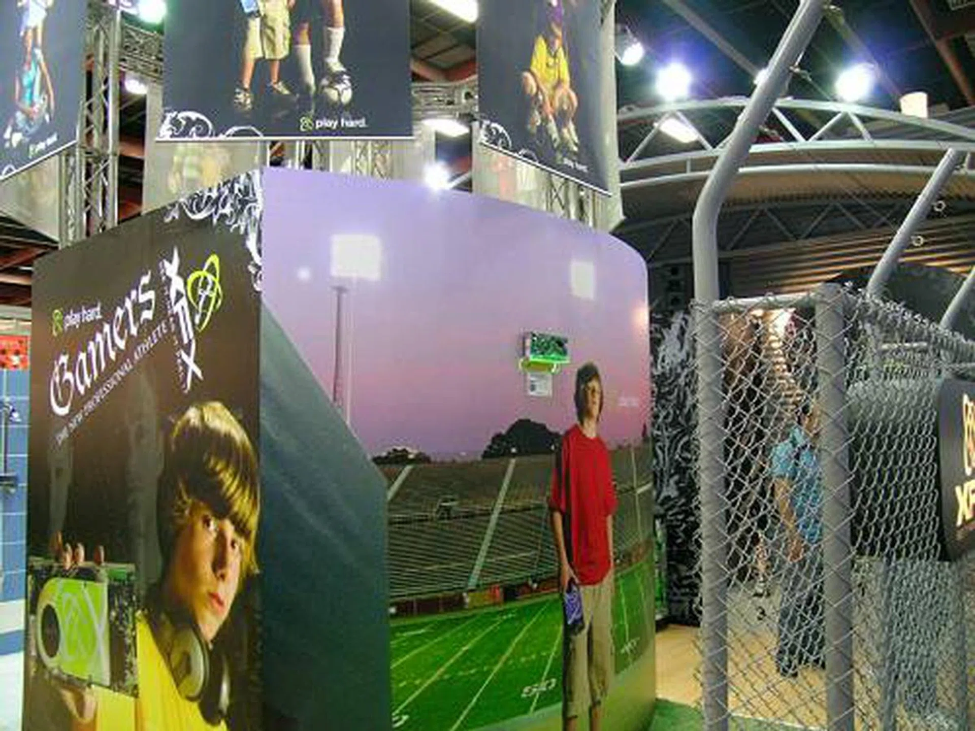 XFX's booths are always highly themed and believe us. We walked around and looked into all the nooks and crannies, you're looking at the one product on display.