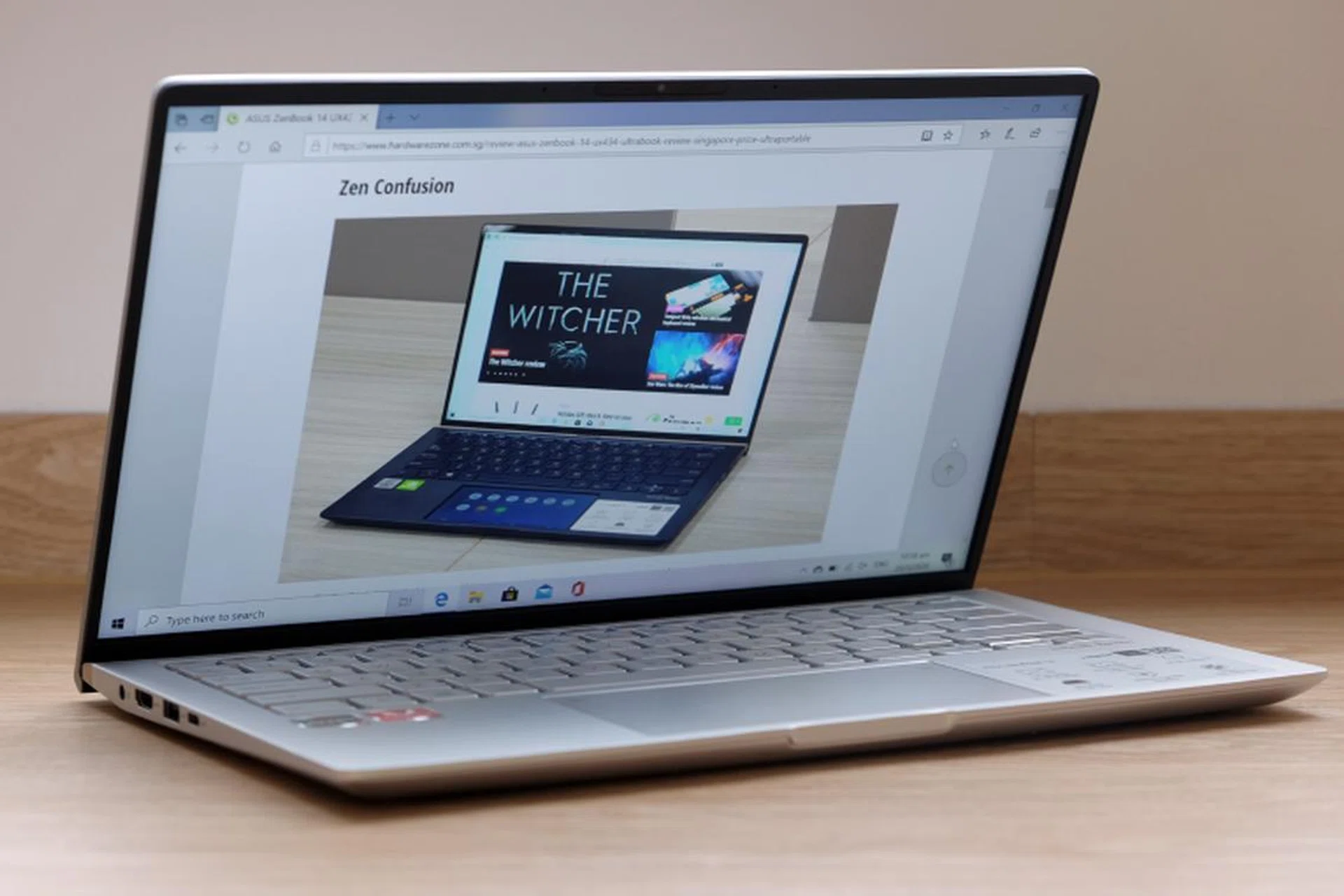 The ASUS ZenBook 14 UM433 is powered by an AMD Ryzen 7 3700U processor.