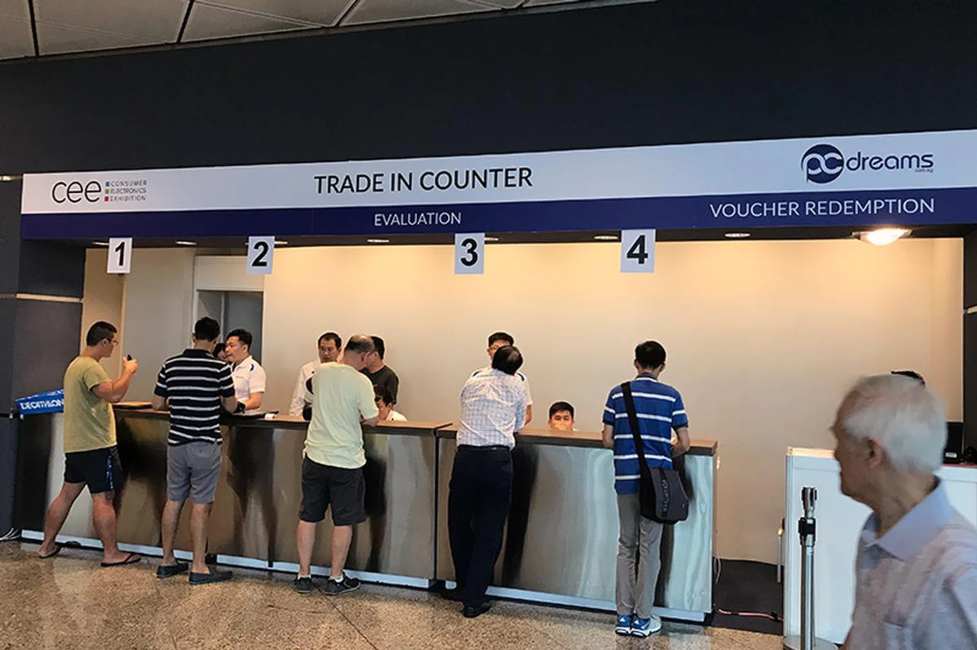 You can trade-in your old notebooks, desktops, phones, tablets, gaming consoles and software at the booth located at the Level 4 entrance of CEE.