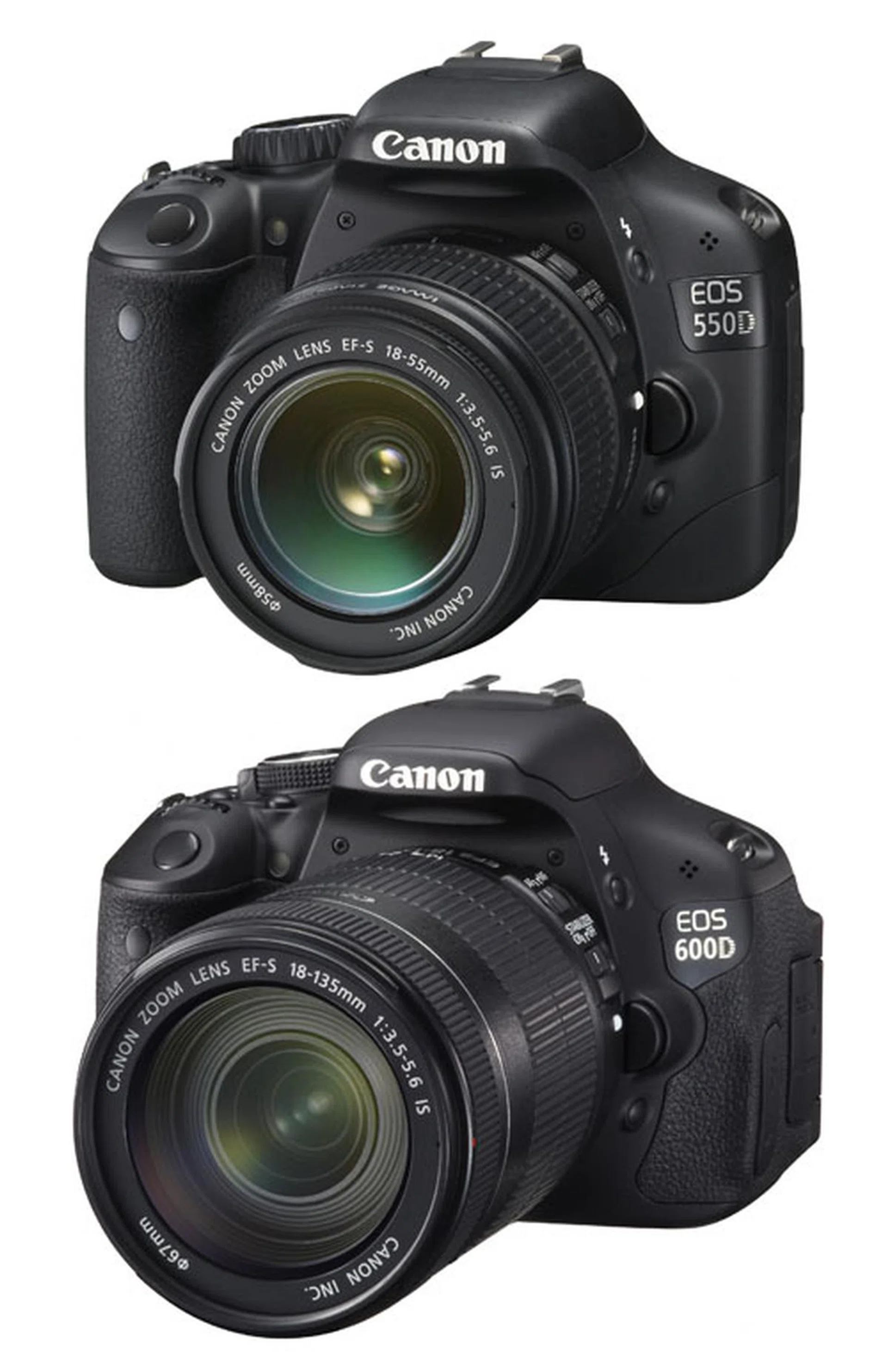 The 600D has more leather accents in comparison to the 550D, and gains a more muscular look.