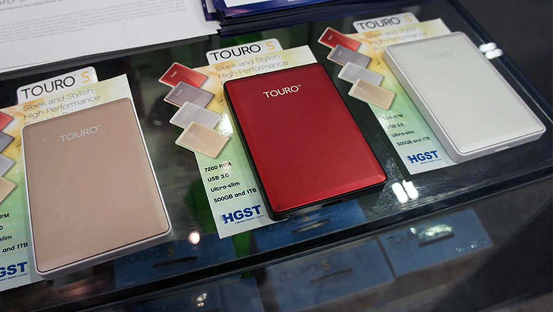 The Touro S from HGST is the only portable external hard disk drive that we know that has a disk that spins at 7,200RPM. It costs $99 (U.P.: $119).