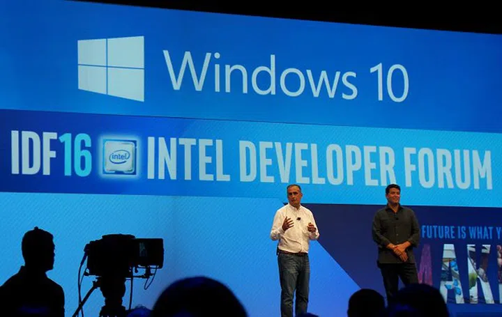Terry Meyerson, EVP of Microsoft Windows and Devices Group, and Intel's CEO came on stage to show their support and help bring about merged and mixed reality based systems by next year.