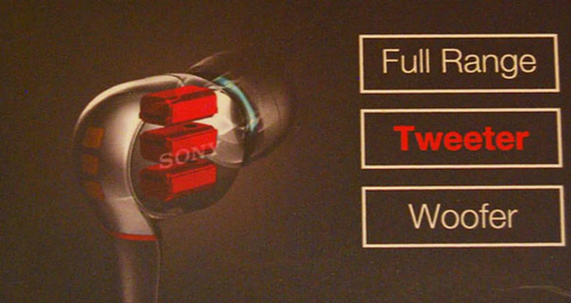 With three driver units, the XBA-3 differs from the XBA-4 as it is missing the super woofer.