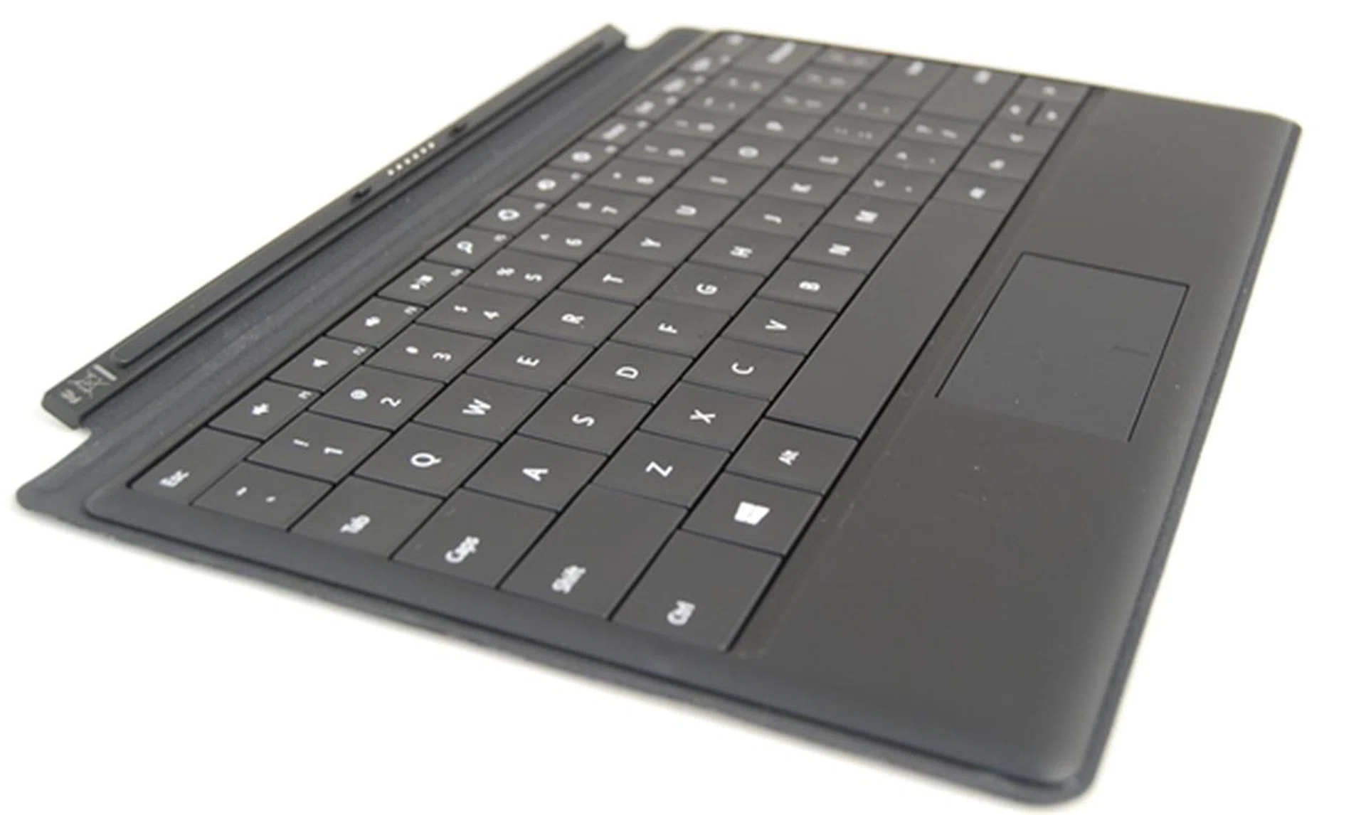According to Microsoft, the Type Cover is 6mm thin and has a capacitive sensing trackpad. It's available only in black.